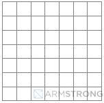 Потолочная плита Cellio C49 86x86x37 White (assembled)