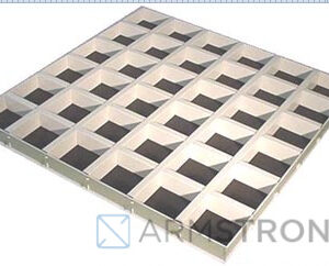 Потолочная плита Cellio (Целио) C49 75x75x37 Black (non-assembled)